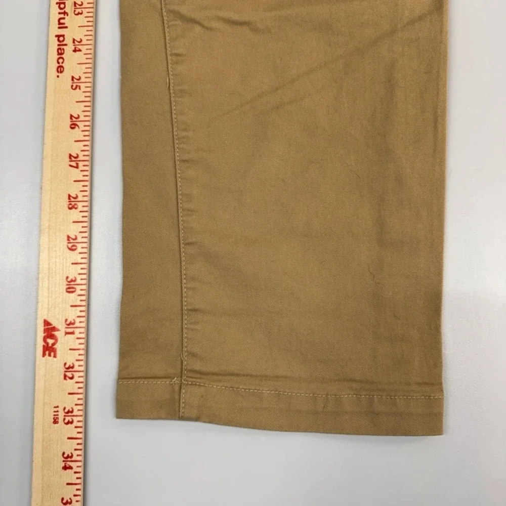 The North Face Mens Chino Pants Tan Khaki Stretch Straight Leg 32 Long